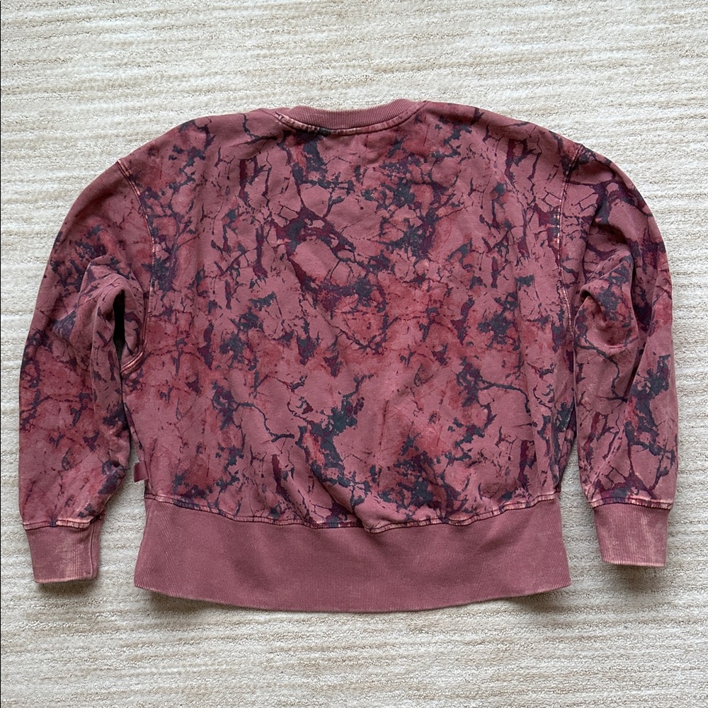 JoyLab French Terry Acid Wash Crewneck Sweatshirt Size Medium - Picture 4 of 14